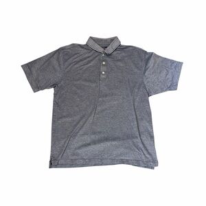 Vintage Callaway Golf Collection Polo Gray Two Ply Double Mercerized Men’s Md